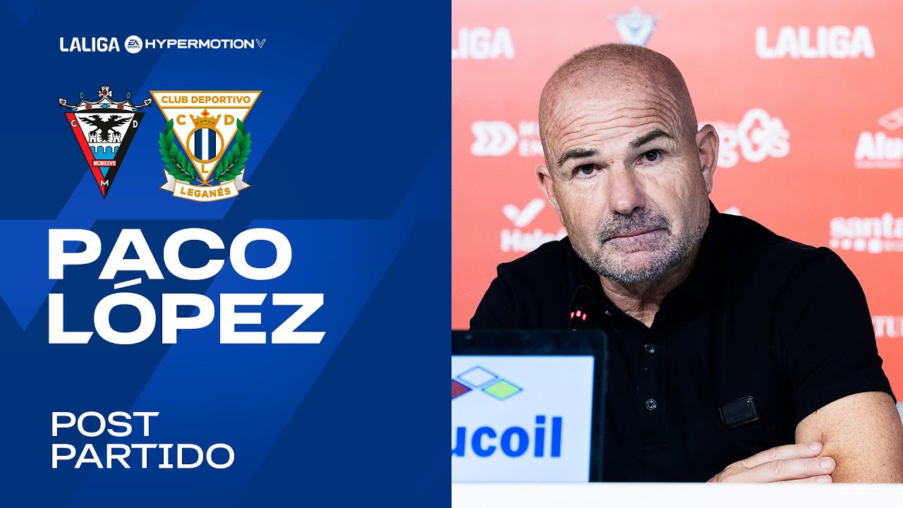 🎙️ Paco López: "Hemos generado lo suficiente para haber hecho gol