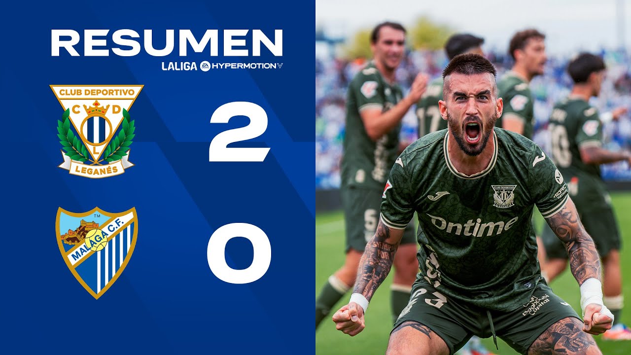 📹 RESUMEN | CD Leganés 2-0 Málaga CF | J10 | LALIGA Hypermotion