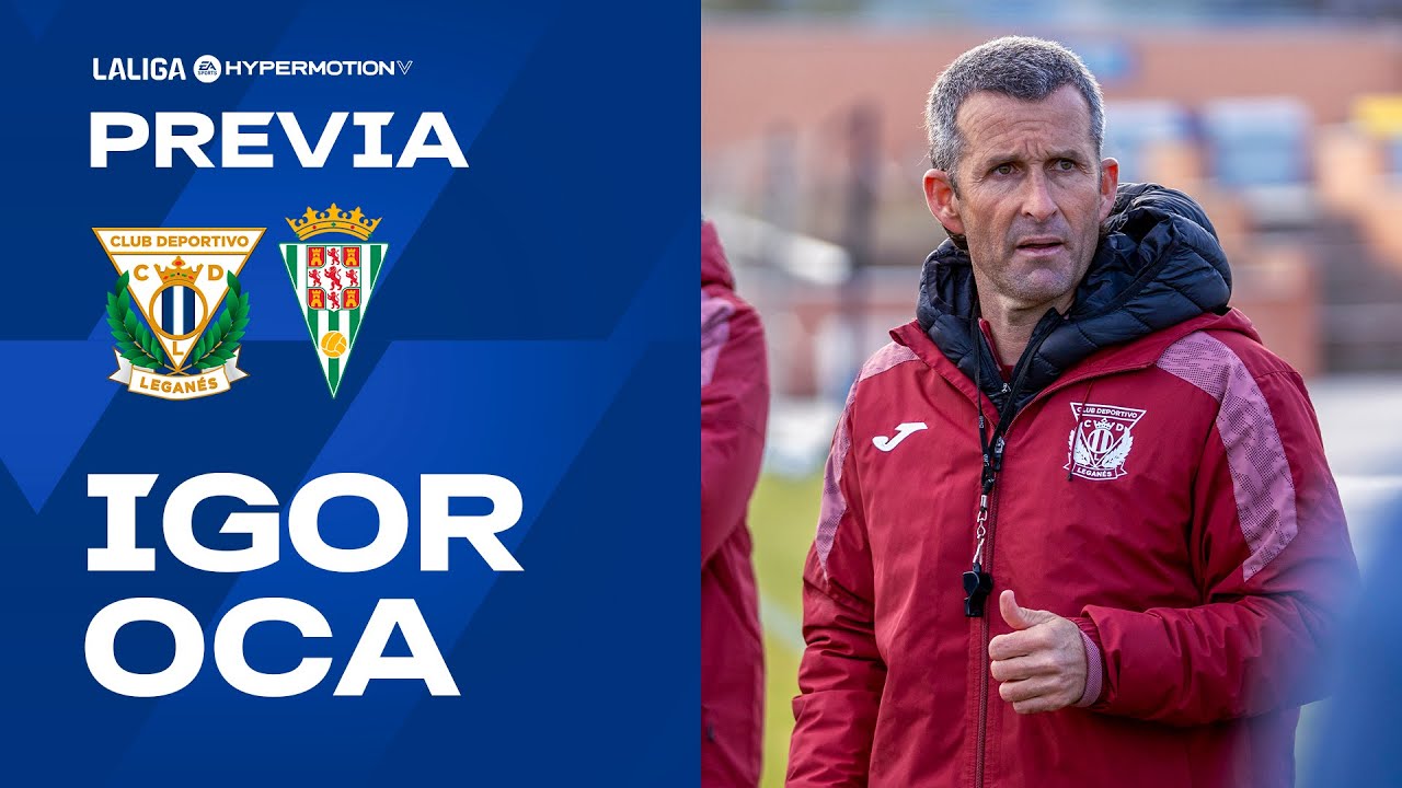 📹🎙️ Rueda de prensa de Igor Oca previa al #LeganésCórdoba