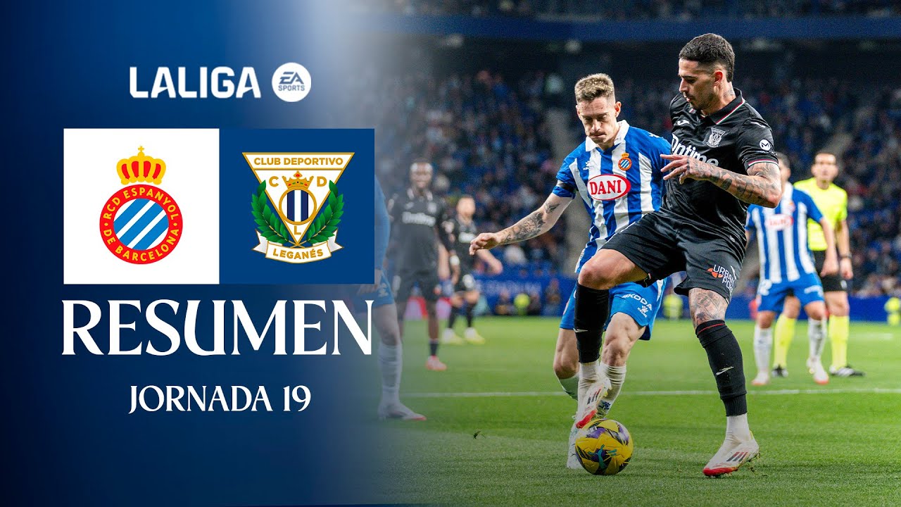 📹 RESUMEN  RCD Espanyol 1 - 1 CD Leganés I J19 | LALIGA