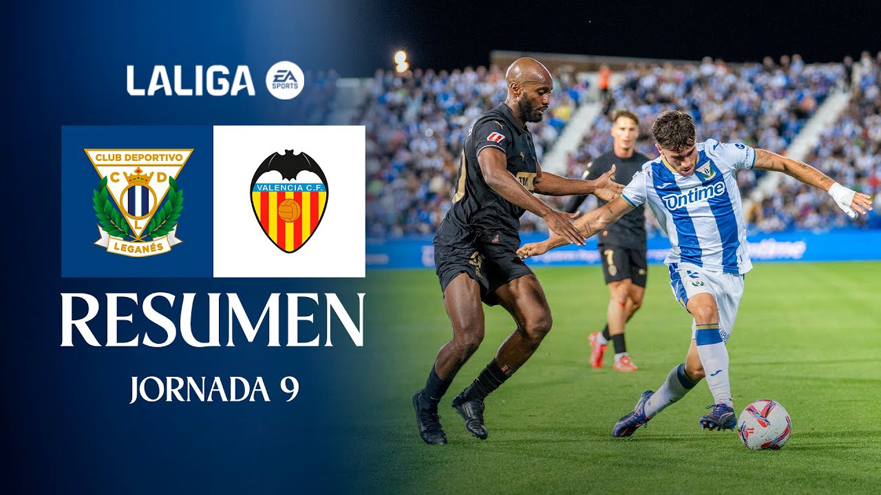 📹 RESUMEN CD Leganés 0-0 Valencia CF  | J9 | LALIGA