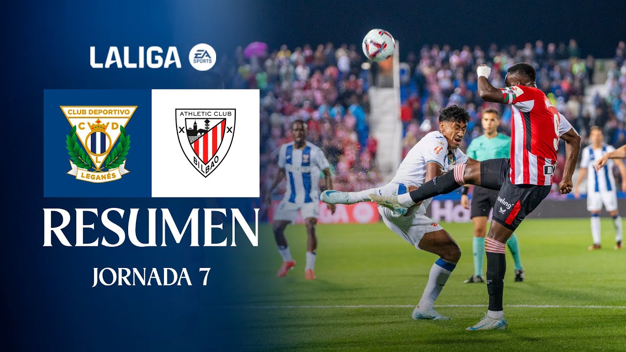 📹 RESUMEN CD Leganés 0-2 Athletic Club  | J7 | LALIGA