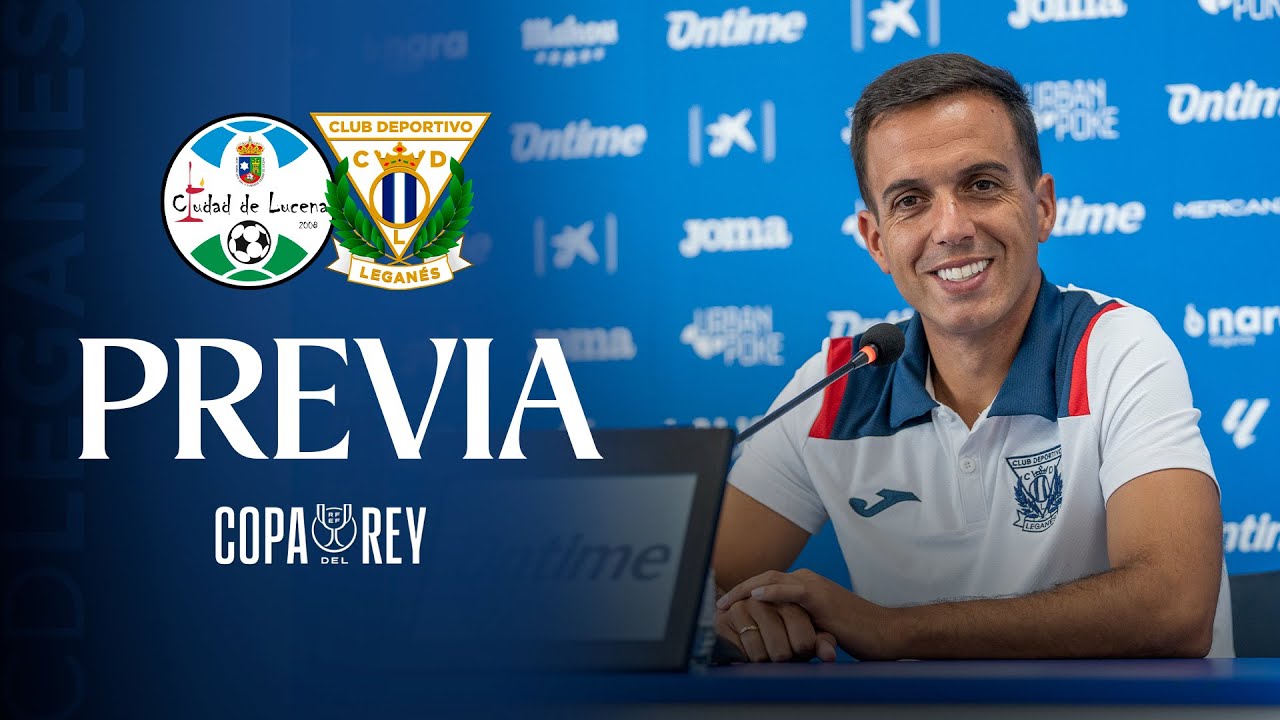 📹🎙️ Rueda de prensa de Borja Jiménez previa al #CiudadDeLucenaLeganés