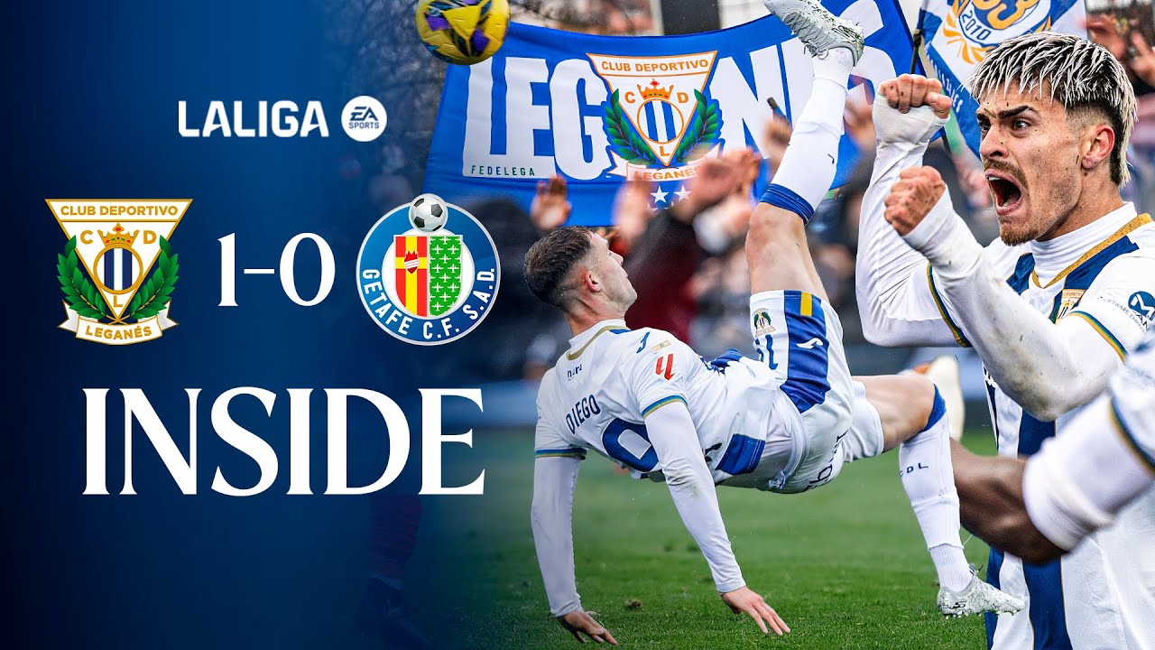 🎥▶️ INSIDE | La victoria en el #DerbiHistórico, desde dentro. #LeganésGetafe