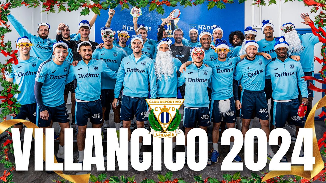 🎅🎄 ¡La plantilla del C.D. Leganés os desea unas felices fiestas!
