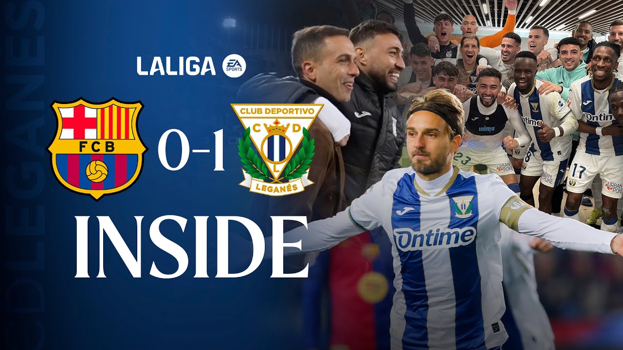 🎥🔥 ¡Victoria HISTÓRICA! | FC Barcelona 0-1 CD Leganés | LALIGA