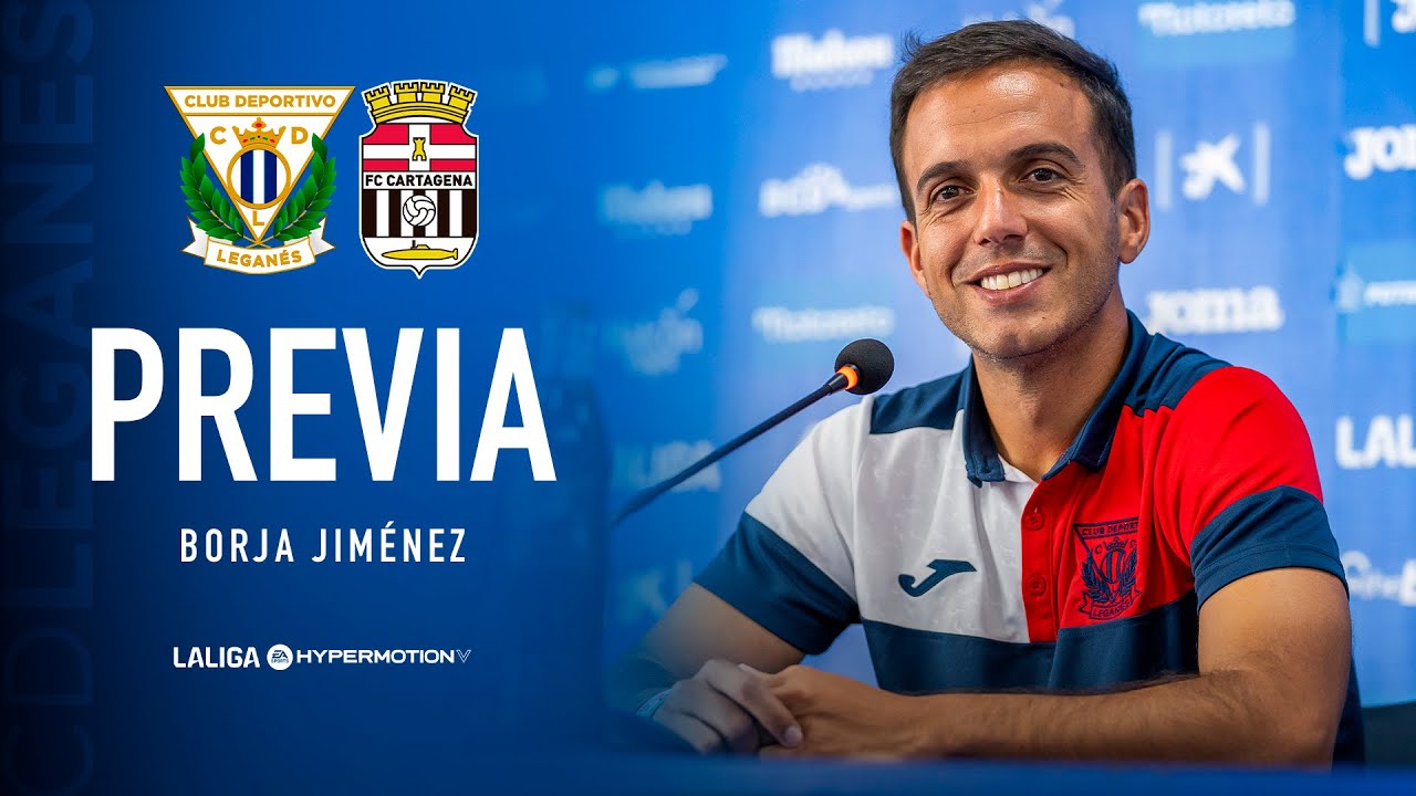 📹🎙️ Rueda de prensa de Borja Jiménez previa al #LeganésCartagena