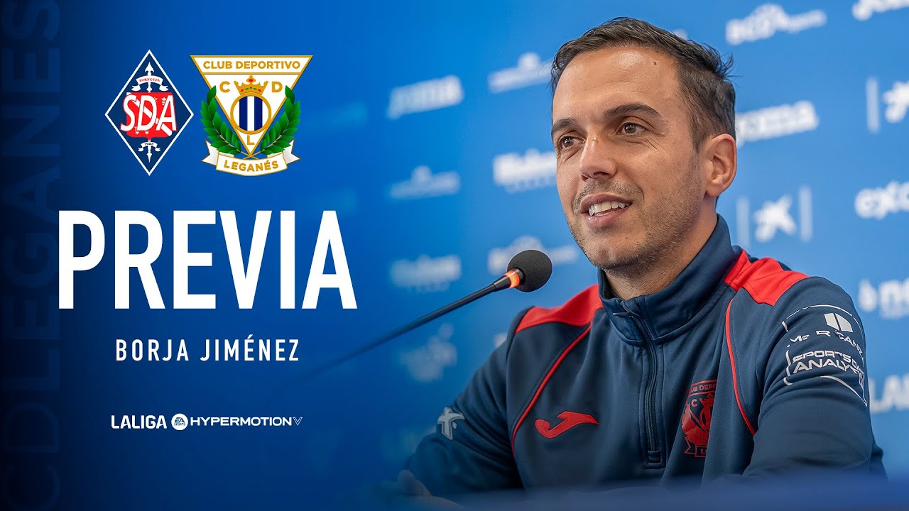 📹🎙️ Rueda de prensa de Borja Jiménez previa al #AmorebietaLeganés