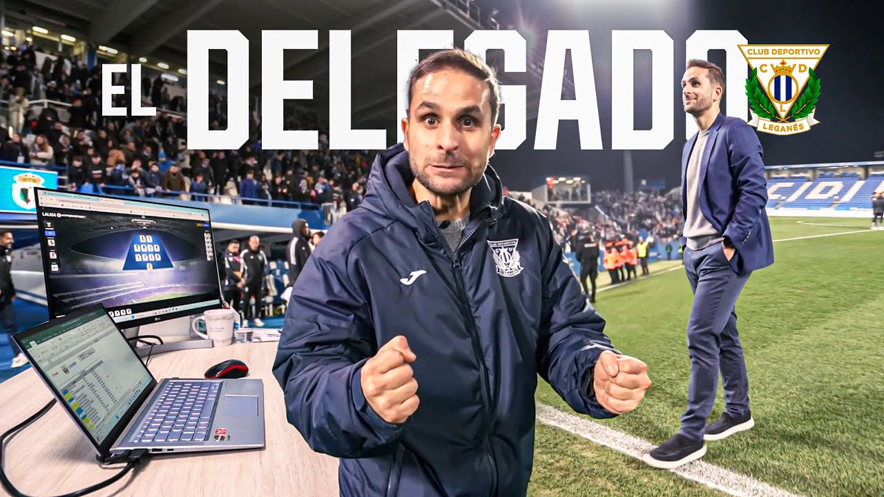 Así vive un partido EL DELEGADO | CD Leganés 🥒⚪️🔵
