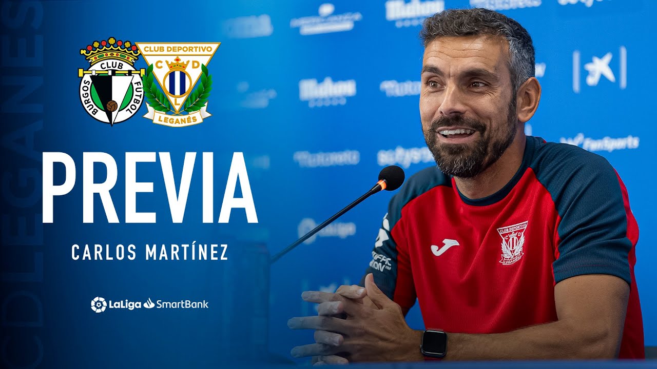 🎙 Rueda de prensa de Carlos Martínez previa al #BurgosCFLeganés | C.D. Leganés