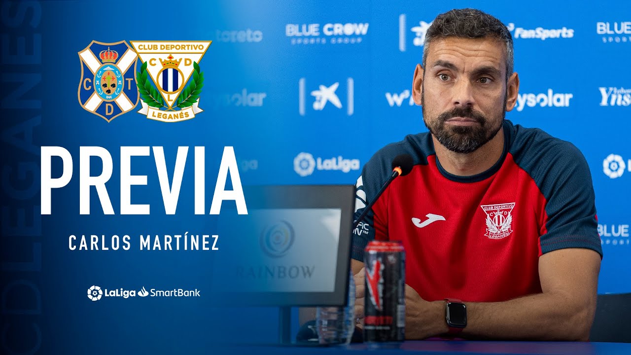🎙 Rueda de prensa de Carlos Martínez previa al #TenerifeLeganés | C.D. Leganés