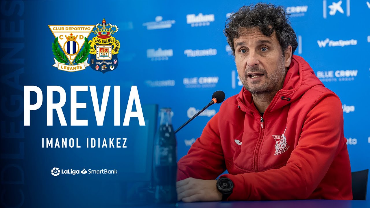 🎙 Rueda de prensa de Imanol Idiakez previa al #LeganésLasPalmas | C.D. Leganés