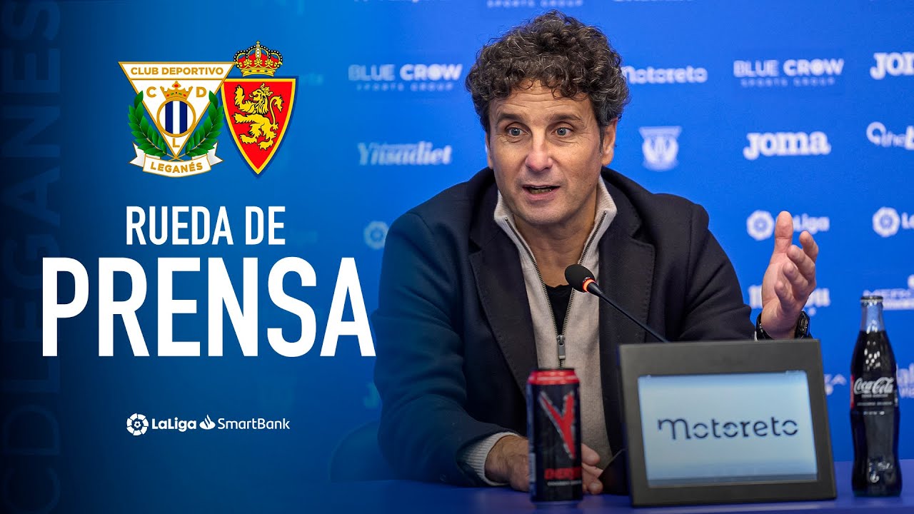 🎙Imanol Idiakez: "Es momento de dar valor al trabajo del equipo". #LeganésRealZaragoza