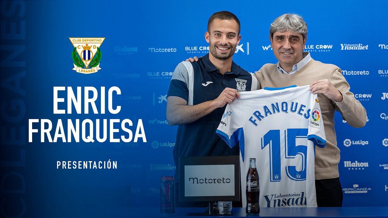 🎙 Presentación de Enric Franquesa como nuevo jugador del C.D. Leganés | C.D. Leganés
