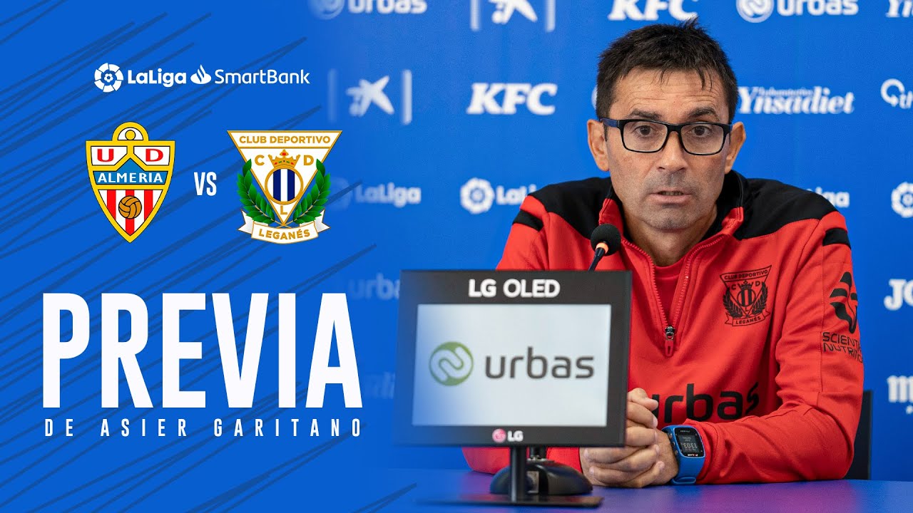🎙 Previa de Asier Garitano #AlmeríaLeganés