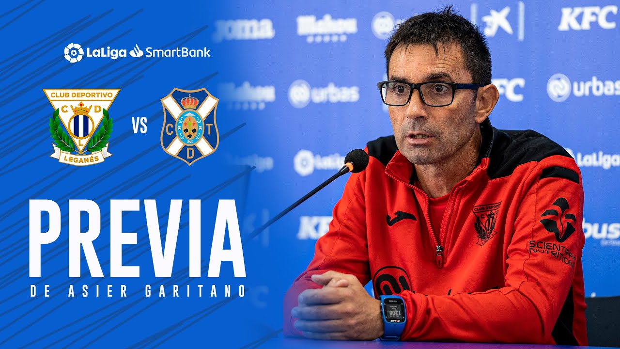 🎙 Previa de Asier Garitano #LeganésTenerife