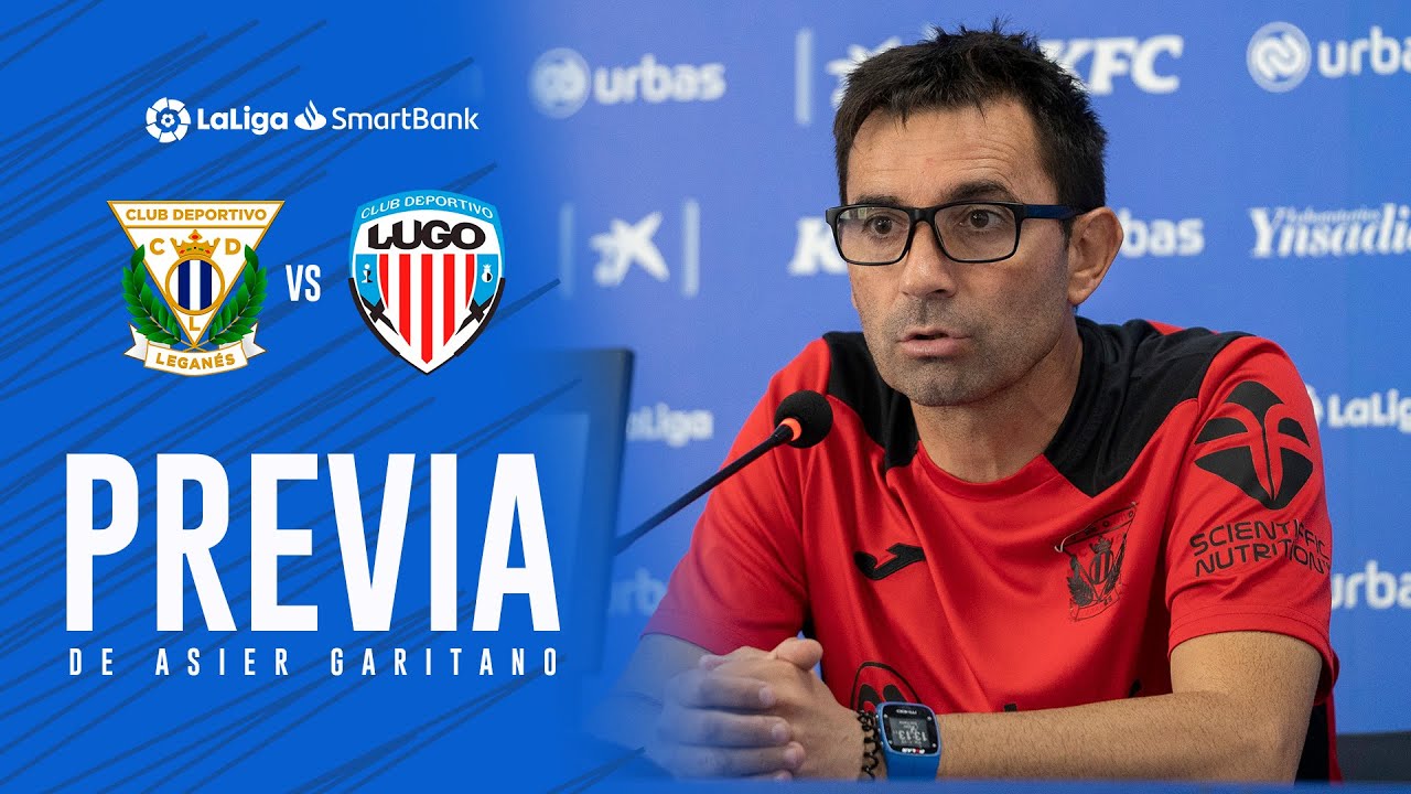 🎙 Previa de Asier Garitano #LeganésLugo