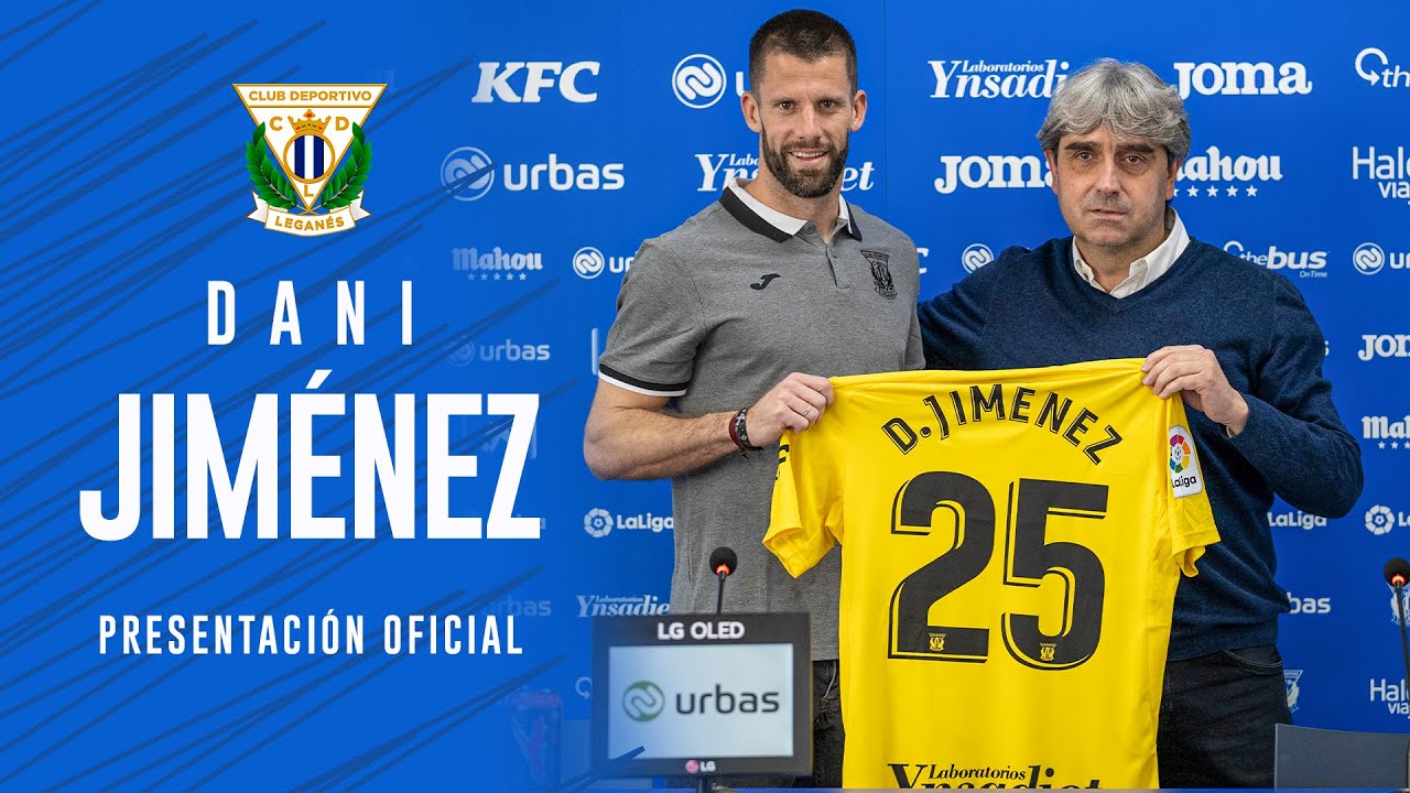 🎙 🆕 Presentación de Dani Jiménez como jugador del C.D. Leganés