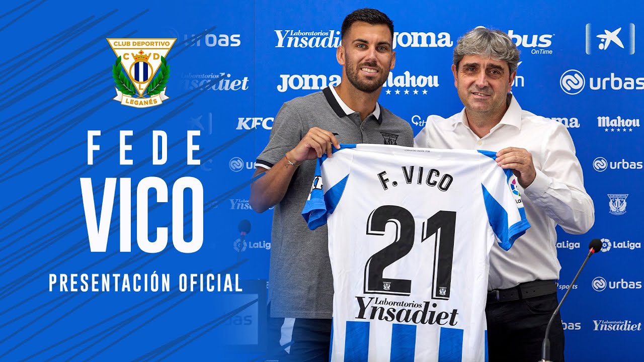 🎙Presentación de Fede Vico como nuevo jugador del C.D. Leganés