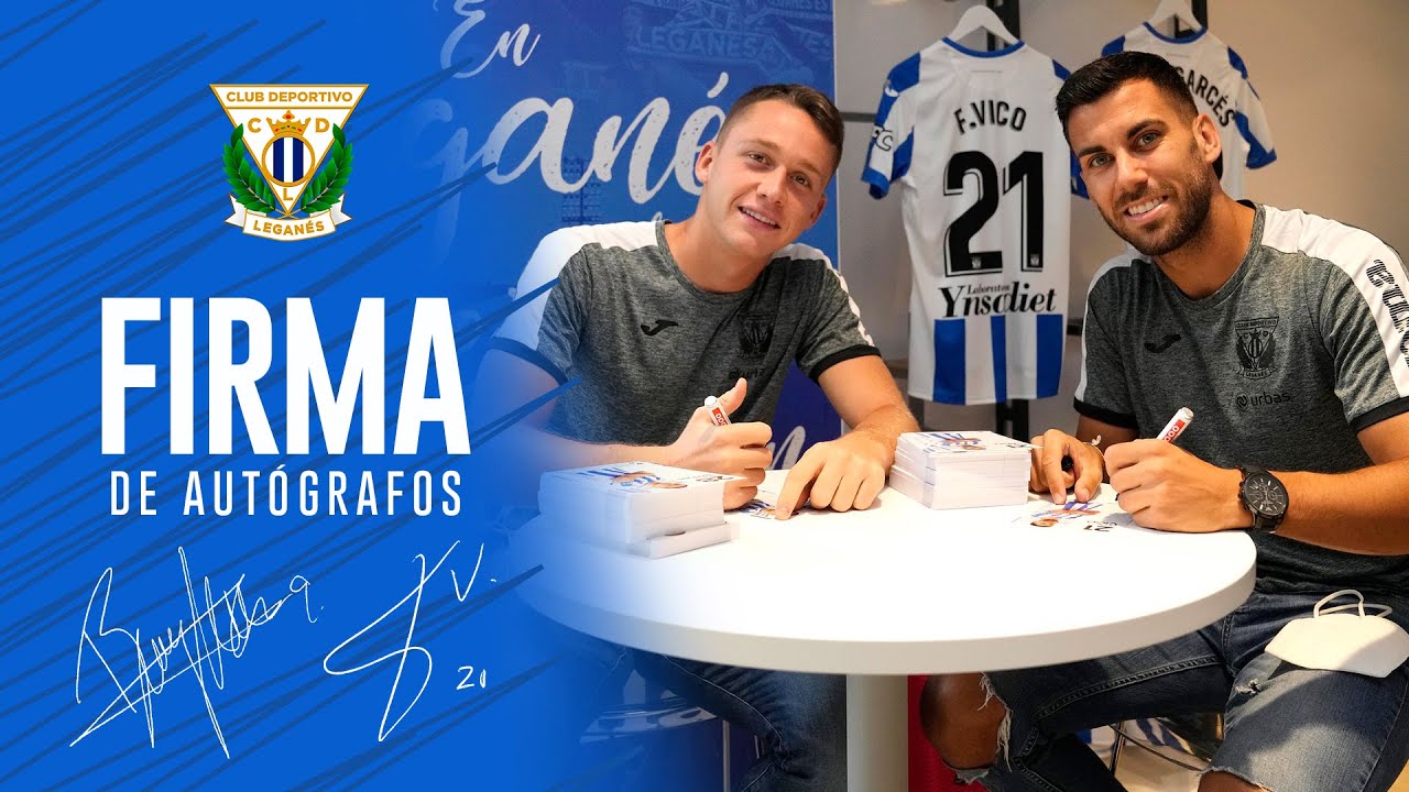 🖋 Borja Garcés y Fede Vico firmaron autógrafos en LegaStore | C.D. Leganés