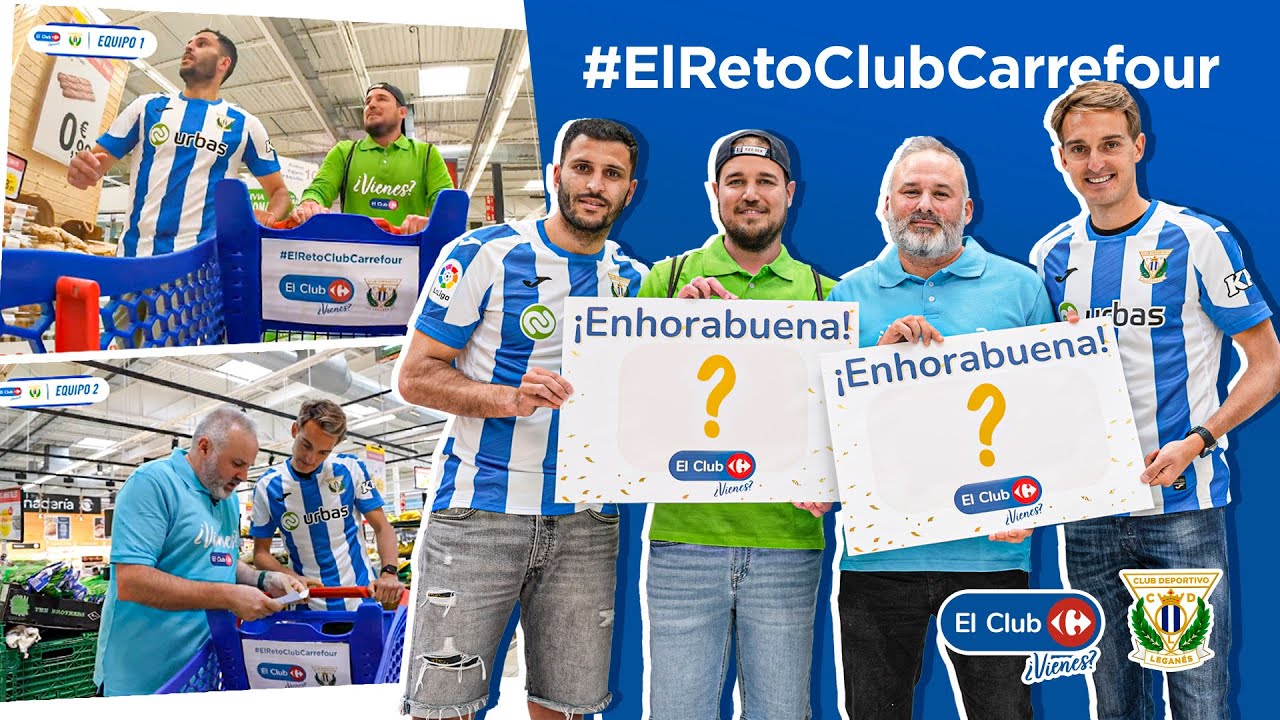 🥒🏃‍♂️💨 El Reto Club Carrefour con Qasmi y Sergio González | C.D. Leganés