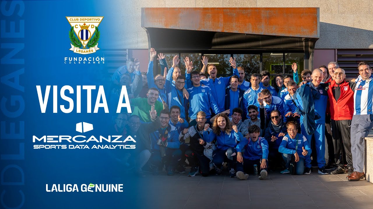📹 El C.D. Leganés Genuine recibe sus equipaciones y un taller formativo en la sede de Mercanza