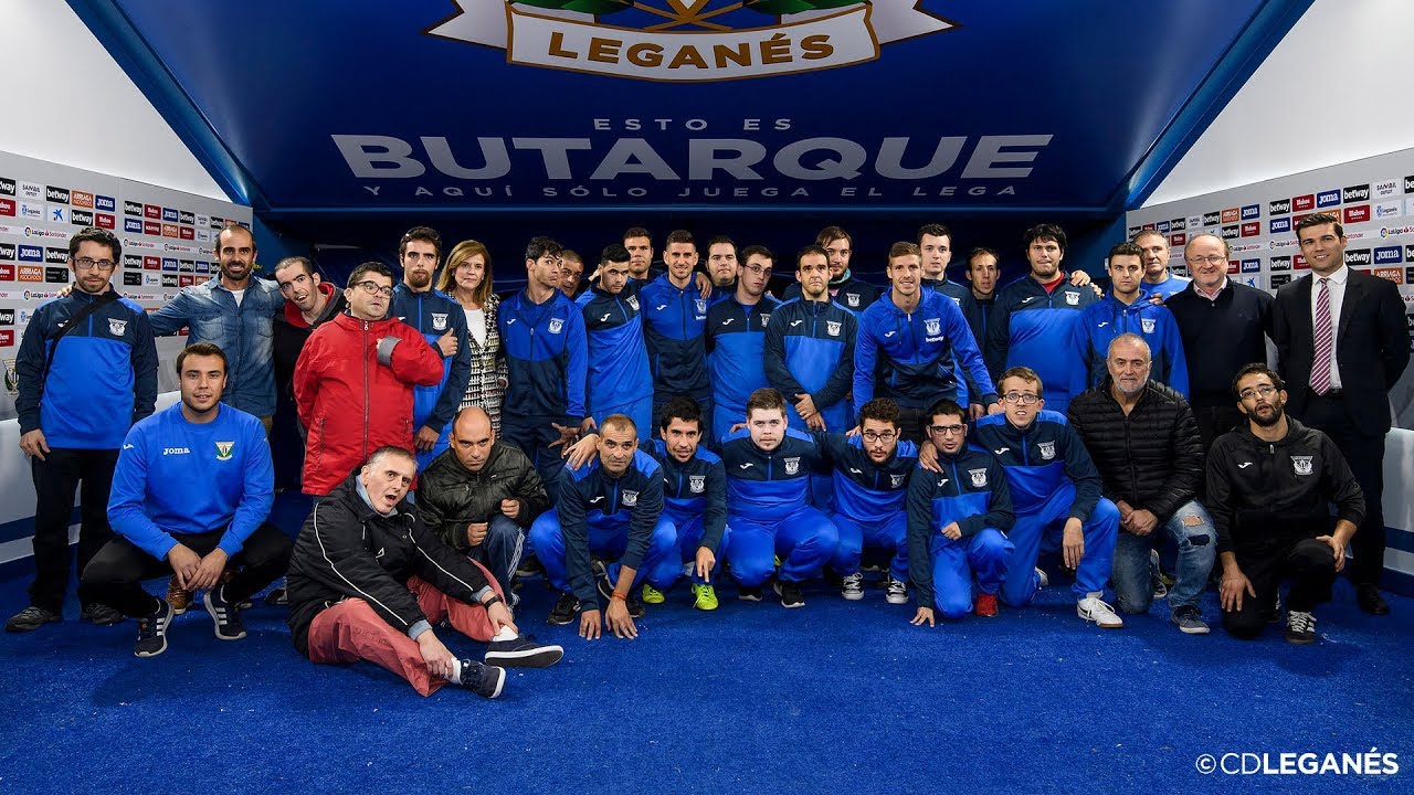 Presentación del equipo C.D. Leganés Genuine junto con Grupo Amás
