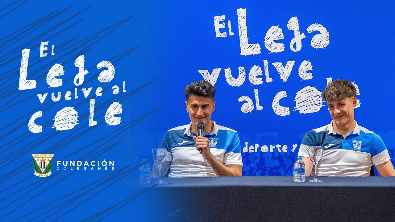 📹 Luis Perea y Álvaro Abajas visitan el Colegio Arenales Carabanchel con "El Lega vuelve al cole"