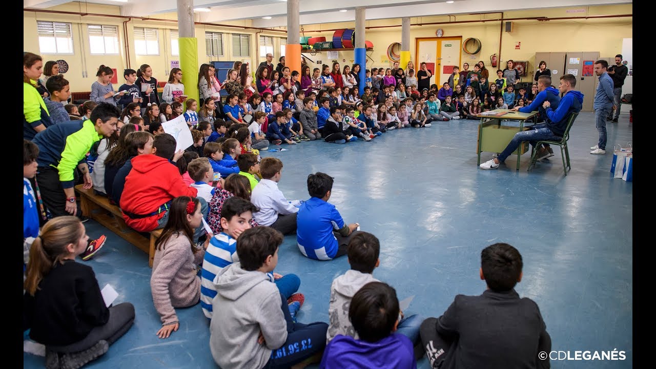'El Lega Vuelve Al Cole' con Gerard Gumbau y Rodri Tarín en el Colegio Andrés Segovia