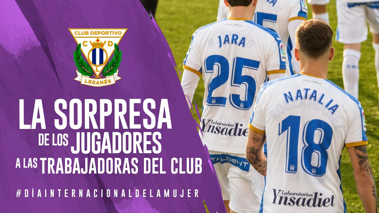 💜 El C.D. Leganés homenajea a sus trabajadoras en el Día Internacional de la Mujer