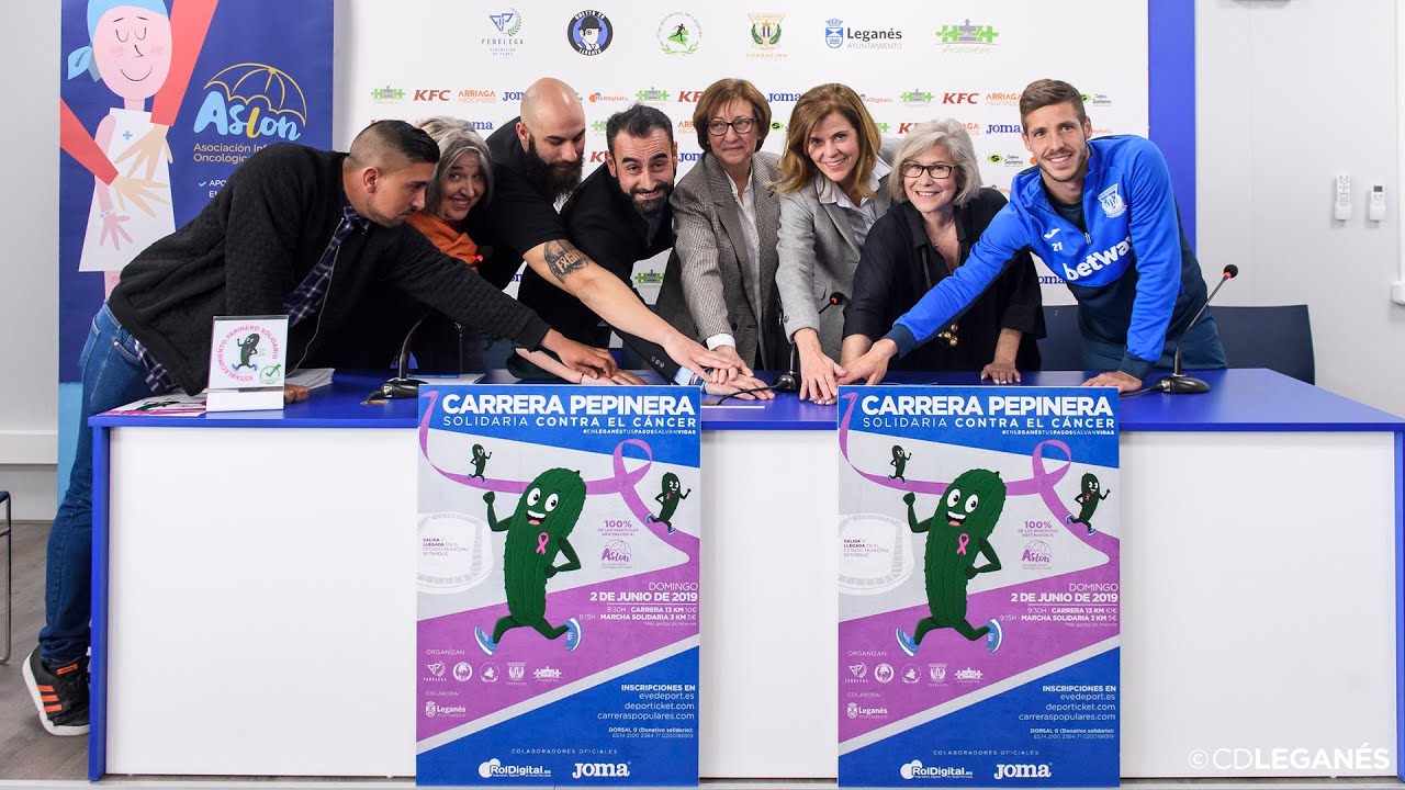 Presentación de la I Carrera Pepinera Solidaria Contra el Cáncer