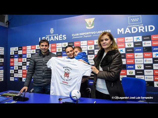 El C.D. Leganés apoya la lucha contra la distrofia muscular Duchenne
