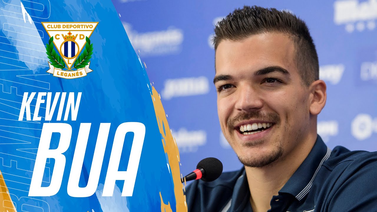 Presentación de KEVIN BUA como jugador del C.D. Leganés
