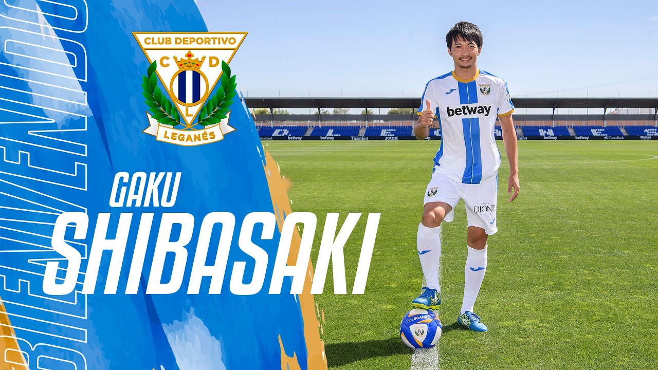 GAKU SHIBASAKI ya viste la camiseta del C.D. Leganés