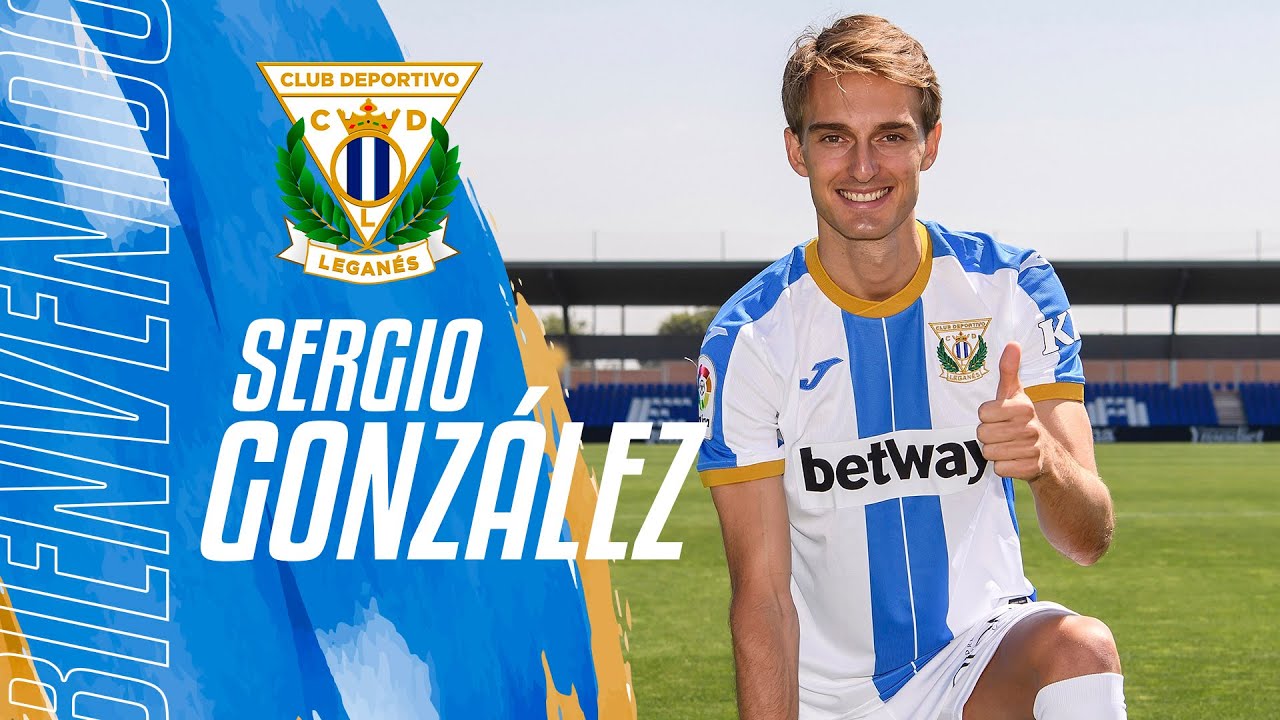 Presentación de SERGIO GONZÁLEZ como nuevo jugador del C.D. Leganés