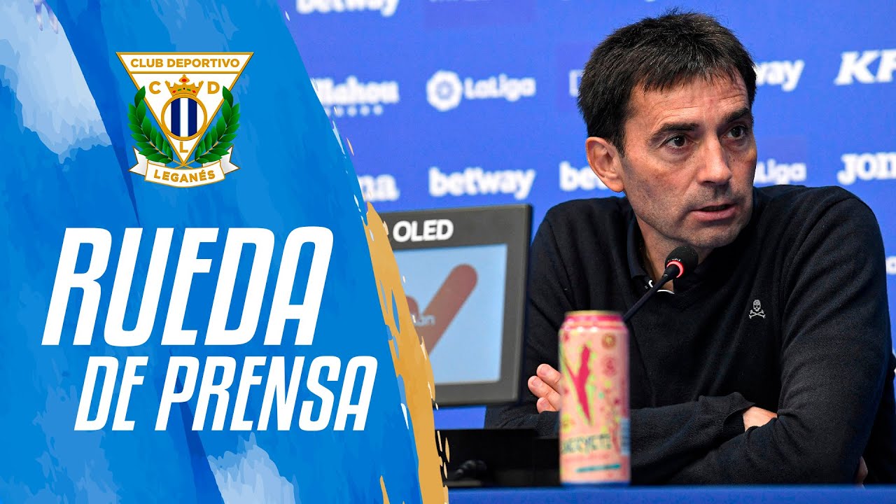 🎙 Asier Garitano: "Las sensaciones del equipo son bastante buenas". #LeganésLogroñés | C.D. Leganés