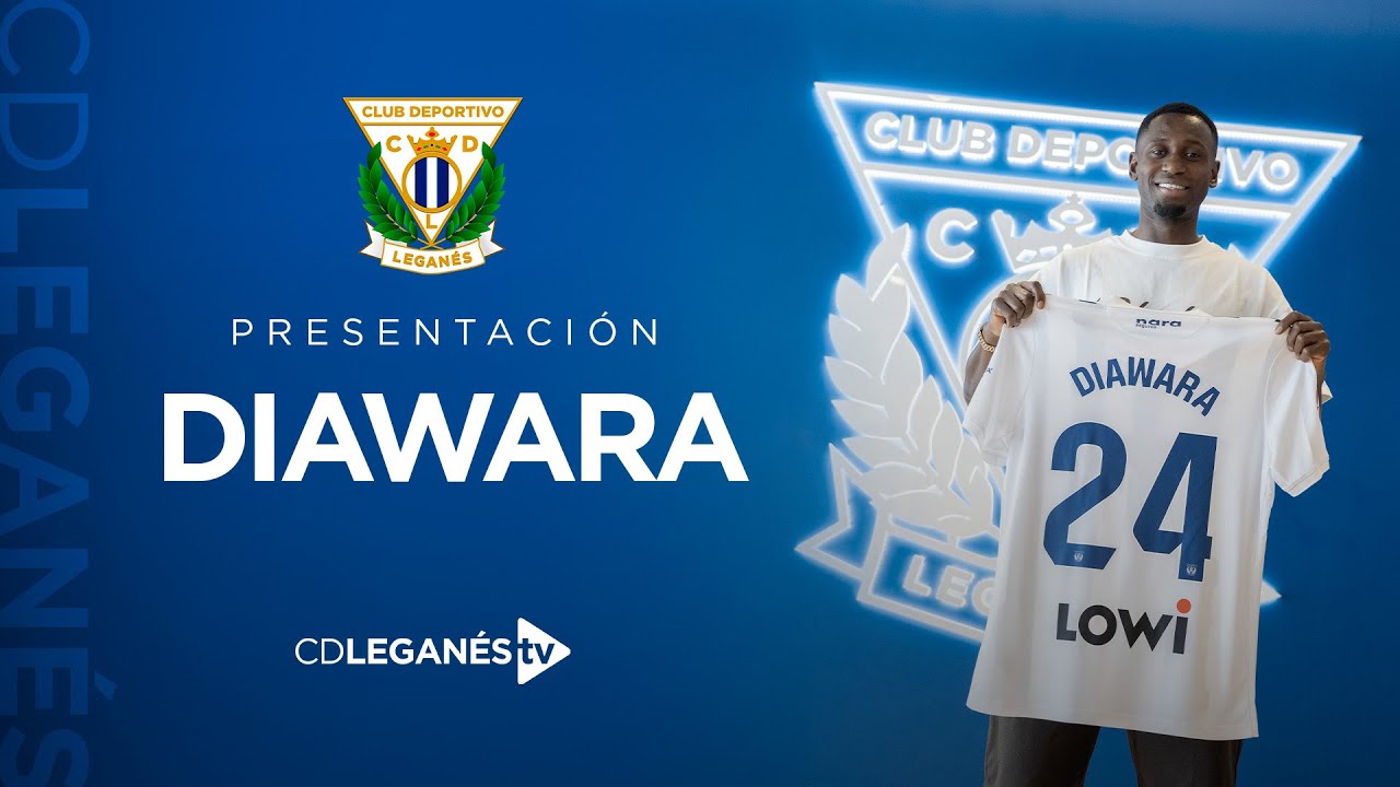 📹🎙️ Presentación de Amadou Diawara como nuevo jugador del C.D. Leganés