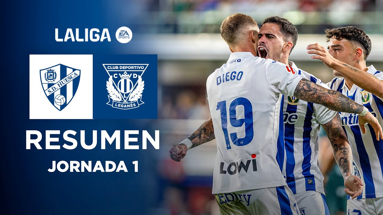 📹 RESUMEN SD Huesca 1- 1 CD Leganés I J1 | LALIGA HYPERMOTION