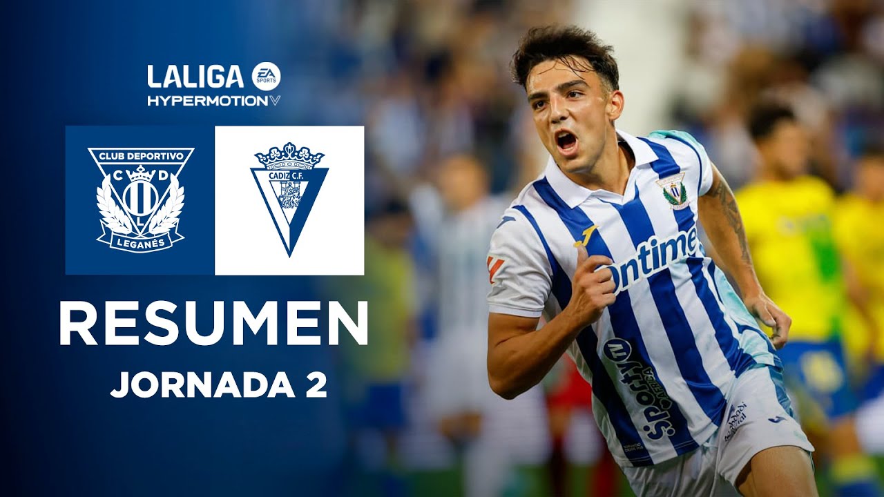 📹 RESUMEN CD Leganés 1 - 1 Cádiz CF I J2 | LALIGA HYPERMOTION