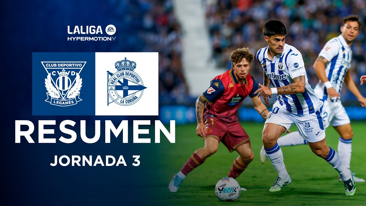 📹 RESUMEN CD Leganés 2 - 2 RC Deportivo I J3 | LALIGA HYPERMOTION