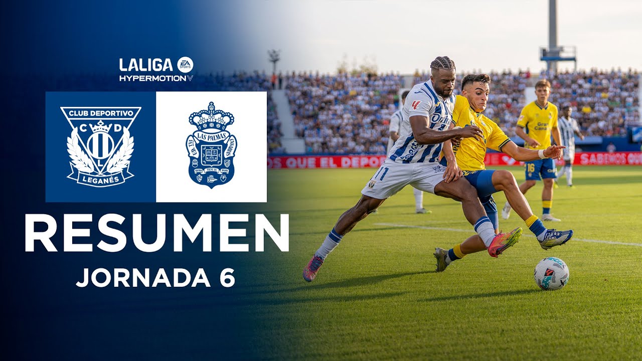📹 RESUMEN | CD Leganés 0 - 1 UD Las Palmas | J6 | LALIGA Hypermotion