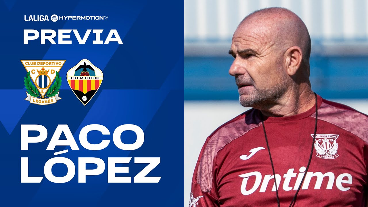 📹🎙️ Rueda de prensa de Paco López previa al #LeganésCastellón