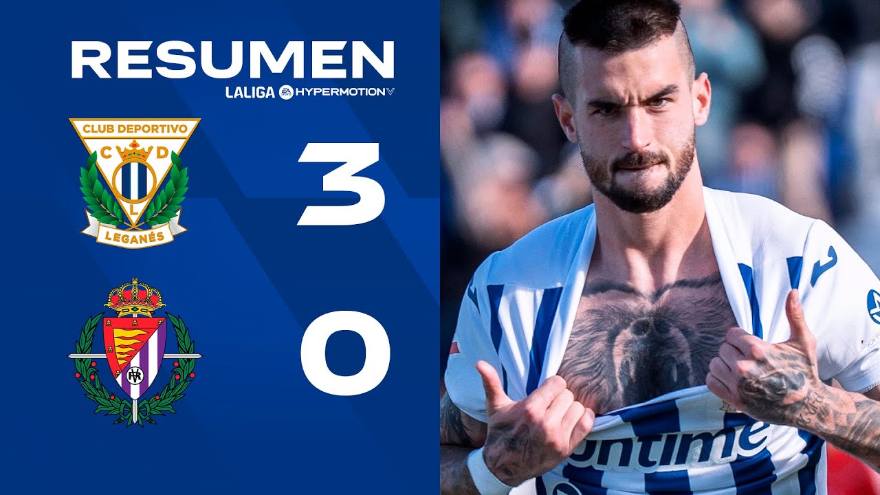 📹 RESUMEN | CD Leganés 3-0 Real Valladolid | J21 | LALIGA Hypermotion