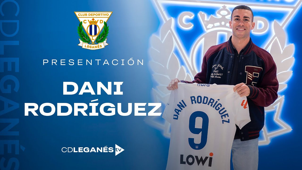 📹🎙️ Presentación de Dani Rodríguez como nuevo jugador del C.D. Leganés