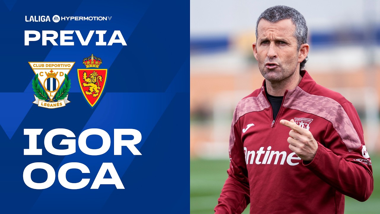 📹🎙️ Rueda de prensa de Igor Oca previa al #LeganésRealZaragoza